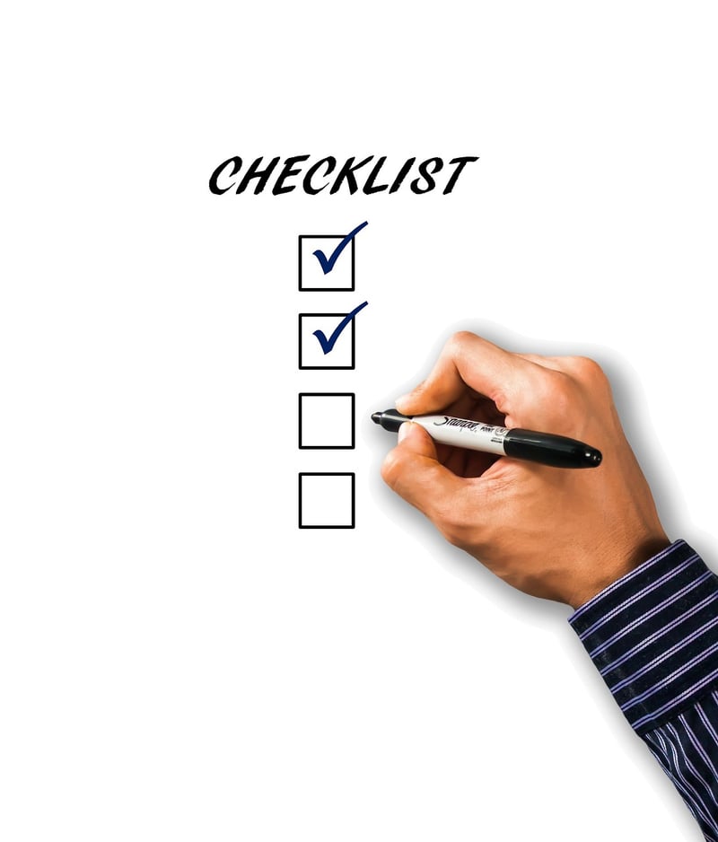 Equipment Checklist